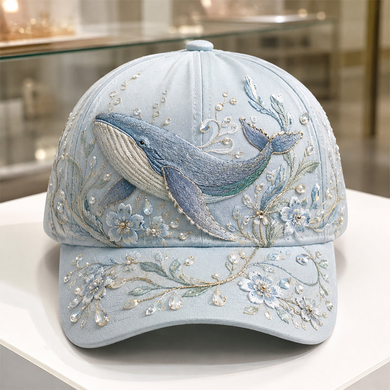 🔥 Last Day 49% OFF – 🌊 3D Ocean Creatures Embroidery Cap (📦Buy 2 Free Shipping)