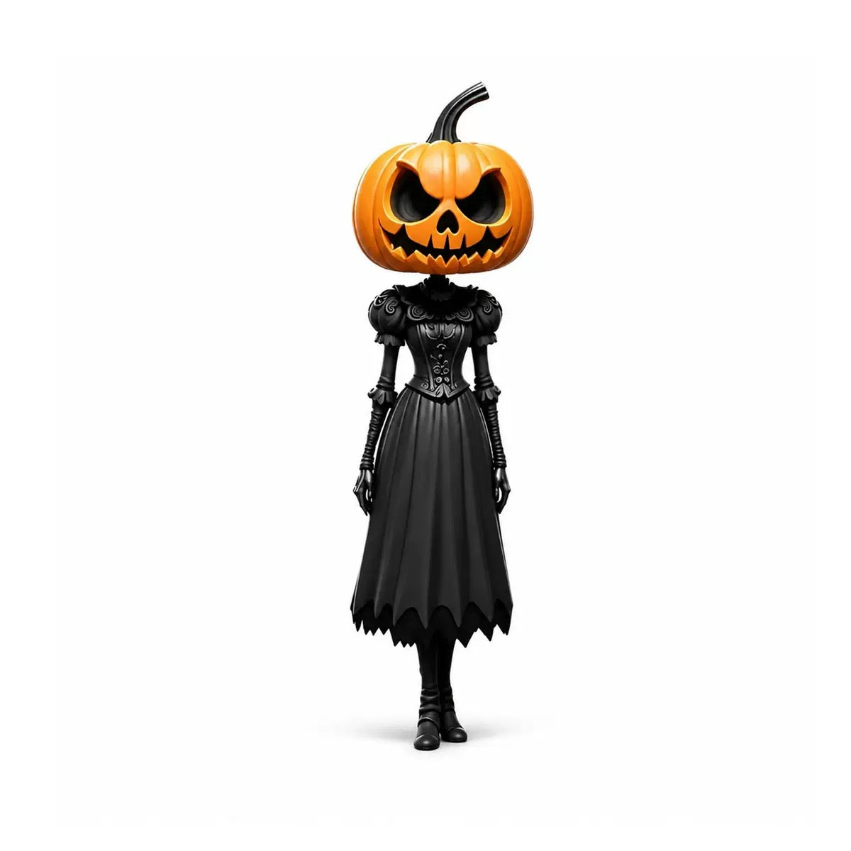 🔥Most Popular in 2026🔥Halloween Pumpkin Head Figurine with Lighted Handheld Pumpkin Lantern