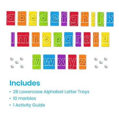 🔤Marble Tracers - Lowercase Letters🌀Roll Into Letter-Writing Fun!