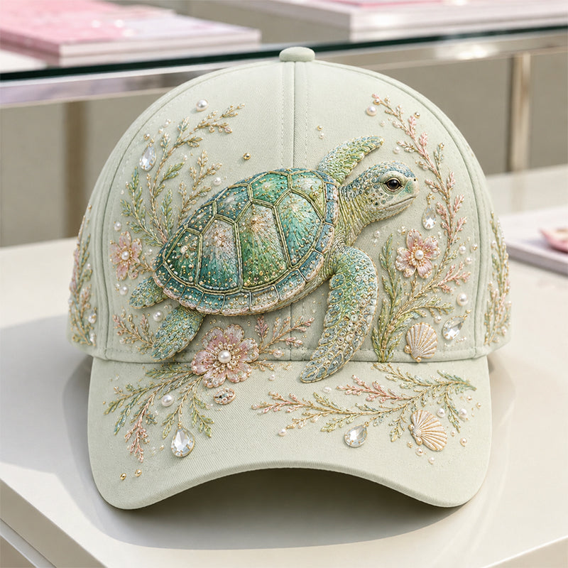 🔥 Last Day 49% OFF – 🌊 3D Ocean Creatures Embroidery Cap (📦Buy 2 Free Shipping)