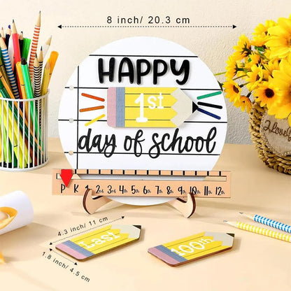 📚Reusable Back-to-School Milestone Board – Kids' Growth Photo Prop