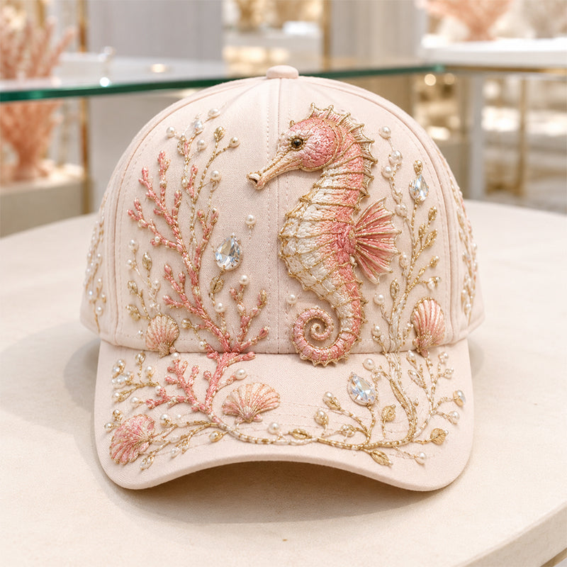 🔥 Last Day 49% OFF – 🌊 3D Ocean Creatures Embroidery Cap (📦Buy 2 Free Shipping)