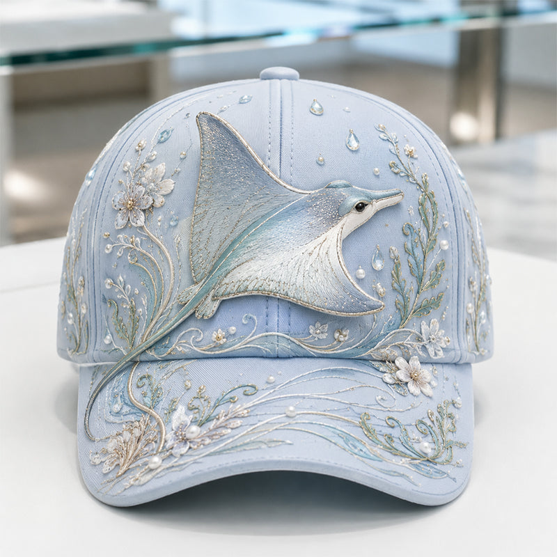 🔥 Last Day 49% OFF – 🌊 3D Ocean Creatures Embroidery Cap (📦Buy 2 Free Shipping)